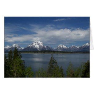 Jackson Lake Grand Teton Blank Card