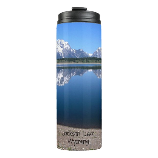 Jackson Lake, Wyoming Thermal Tumbler (Front)