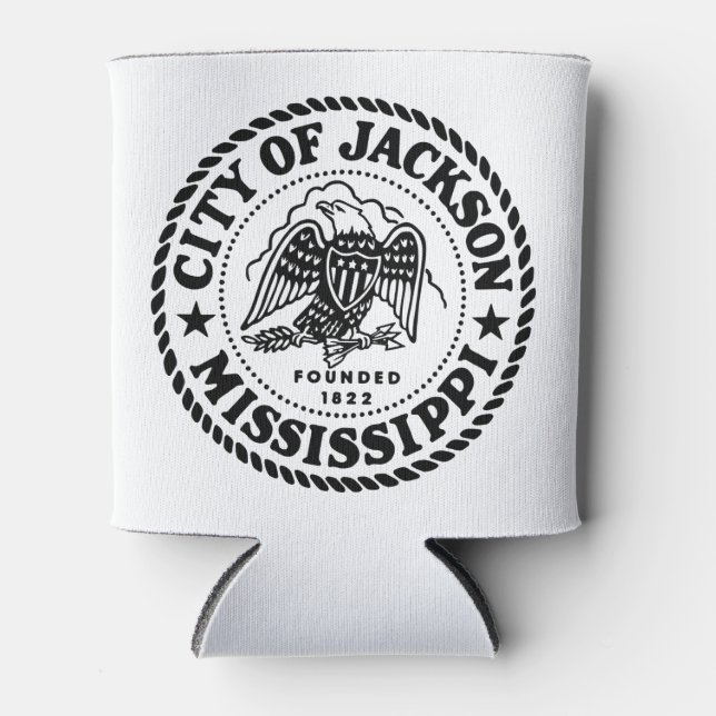 Jackson Mississippi Can Cooler (Front)