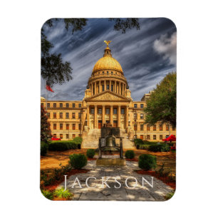 Jackson, Mississippi Capitol Magnet