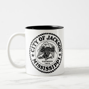 Jackson Mississippi Two-Tone Coffee Mug