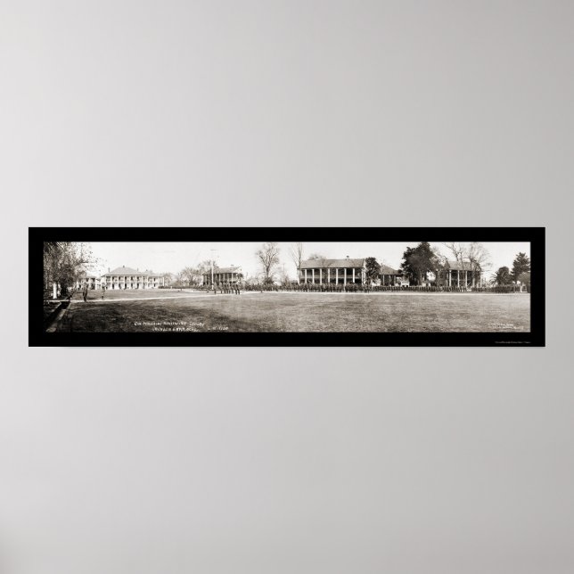 Jackson Pershing Troops Photo 1920 Poster (Front)