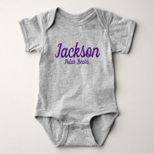 Jackson Polar Bears Baby Bodysuit