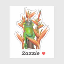 Jackson’s Chameleon among the bird of paradise