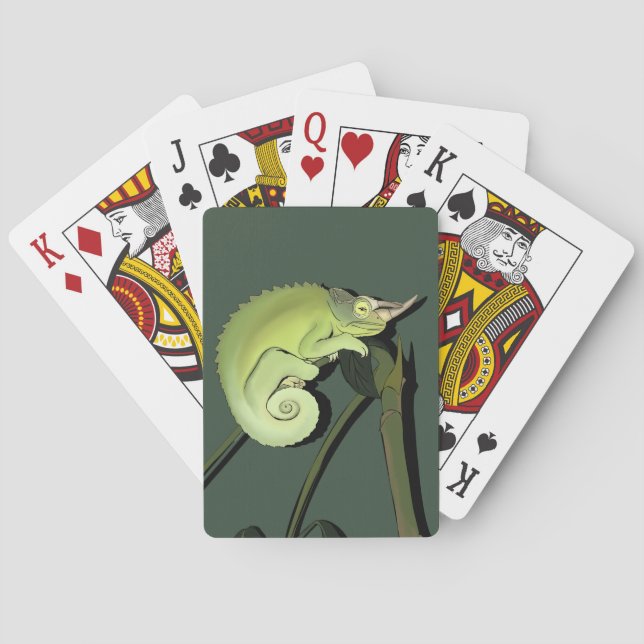 Jackson’s Chameleon Playing Cards (Back)