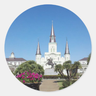 Jackson Square, New Orleans Classic Round Sticker