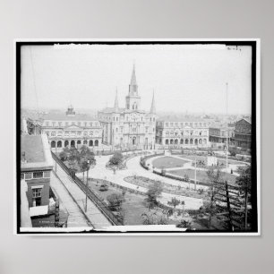 Jackson Square, New Orleans, La. c1905 Poster
