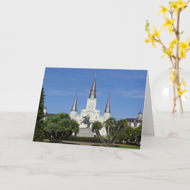  Jackson Square, New Orleans, LA  -  Card (Yellow Flower)