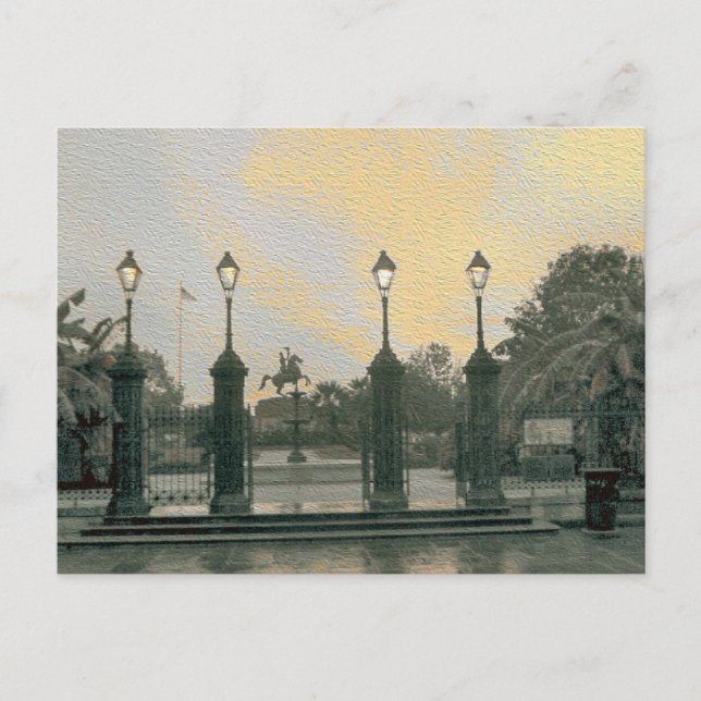 Jackson Square New Orleans Postcard (Front)