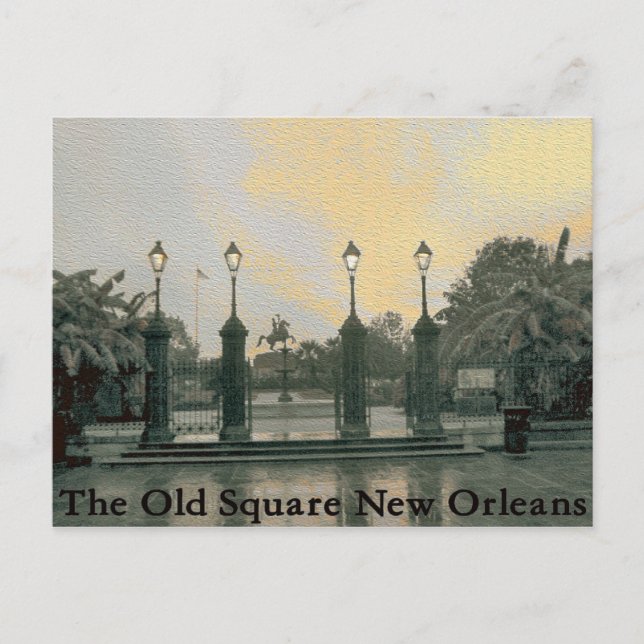 Jackson Square New Orleans Postcard (Front)