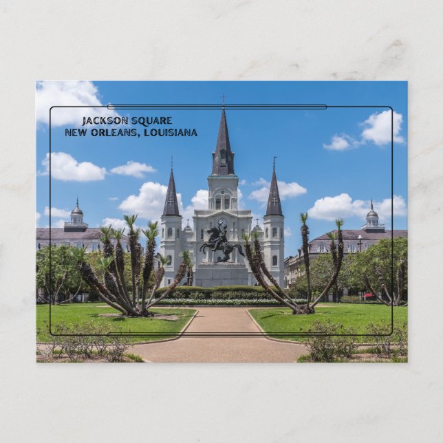 Jackson Square, NOLA Postcard (Front)