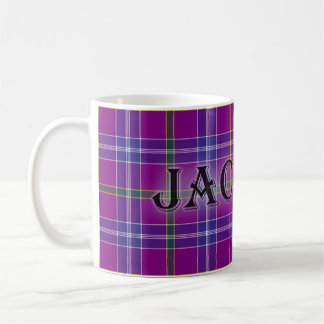 Jackson Tartan with the Last Name Coffee Mug