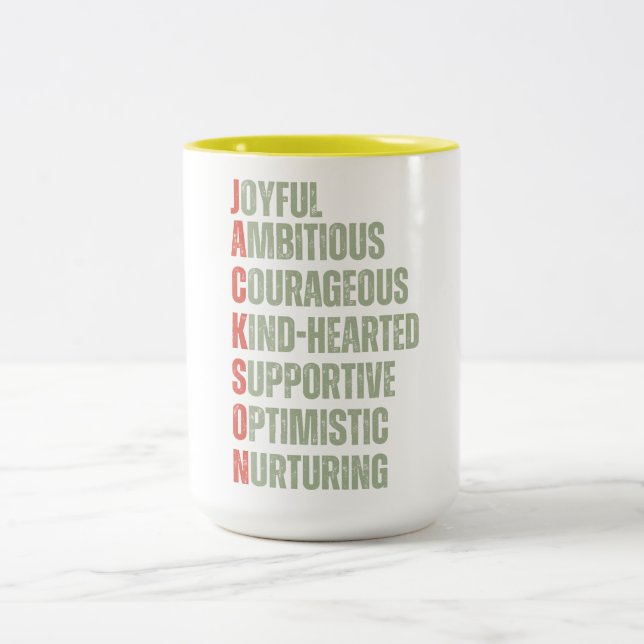 JACKSON Two-Tone COFFEE MUG (Center)