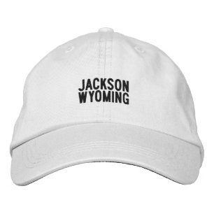 Jackson Wyoming Embroidered Hat