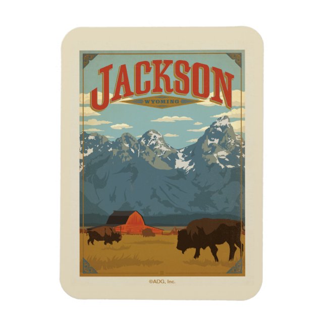 Jackson | Wyoming Magnet (Vertical)