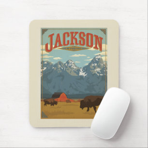 Jackson   Wyoming Mouse Pad