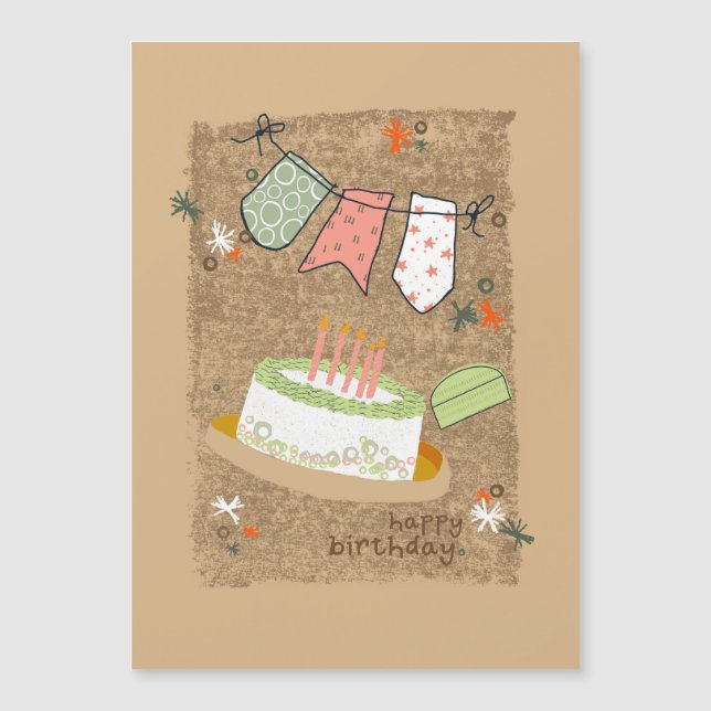 Jackson's Birthday Magnetic Invitation (Front)