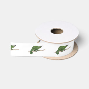 Jackson's chameleon cartoon illustration satin ribbon