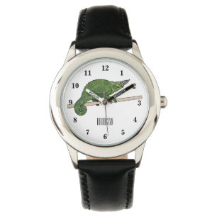 Jackson's chameleon cartoon illustration watch