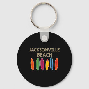 Jacksonville Beach Family Vacation Shirt Florida Key Ring