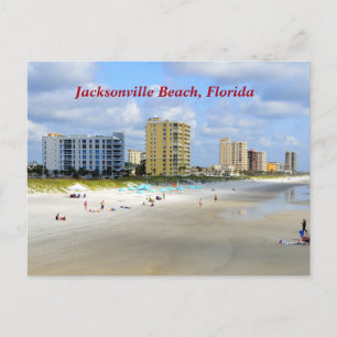 Jacksonville Beach Florida Holiday Postcard