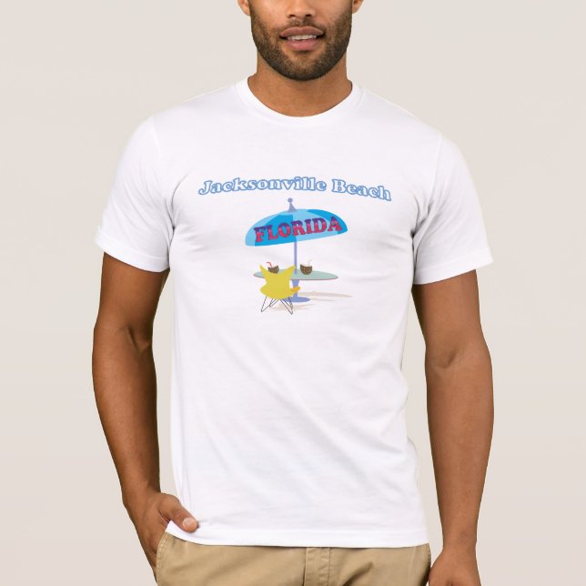 Jacksonville Beach Florida T-Shirt (Front)