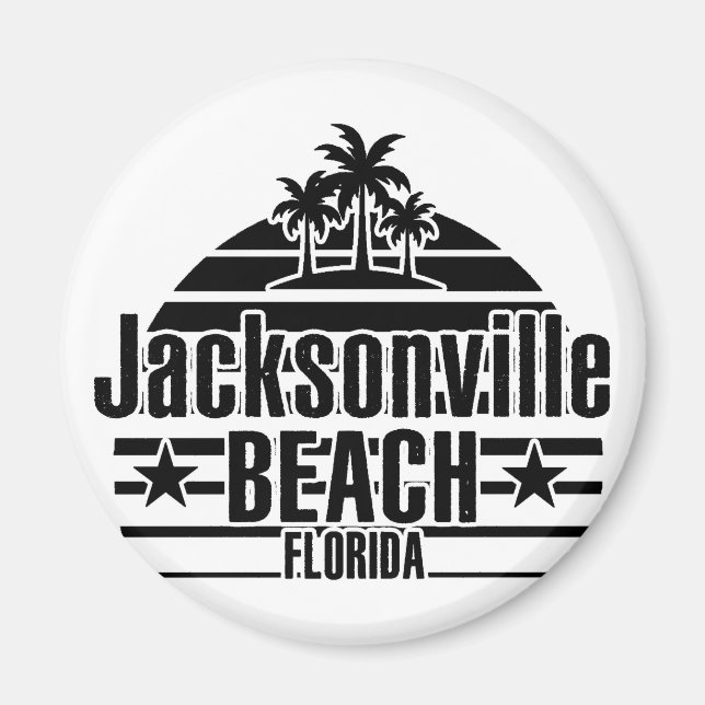Jacksonville Beach Magnet (Front)