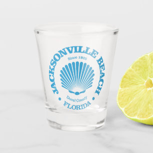 Jacksonville Beach (seashell) Shot Glass
