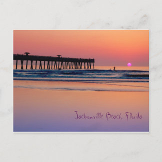 Jacksonville Beach, Sunrise Postcard
