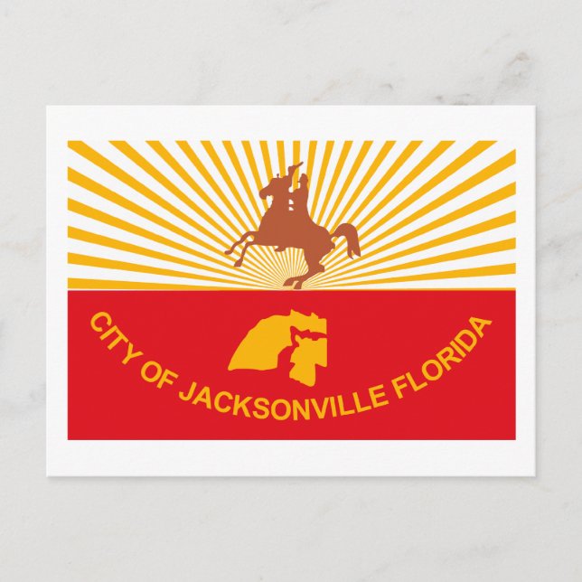 Jacksonville Flag Postcard (Front)