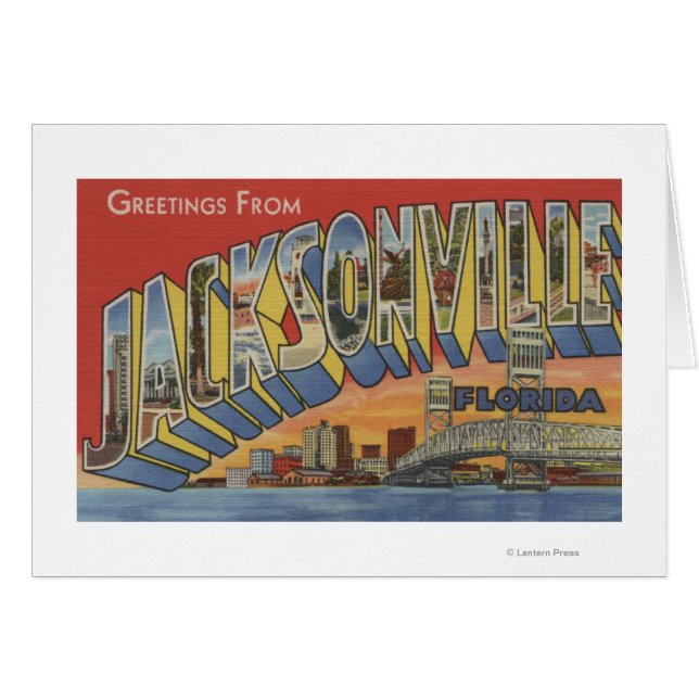 Jacksonville, Florida - Large Letter Scenes (Front Horizontal)