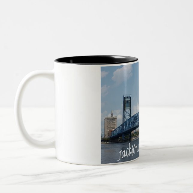 Jacksonville Florida Main Street Bridge Coffee Mug (Left)