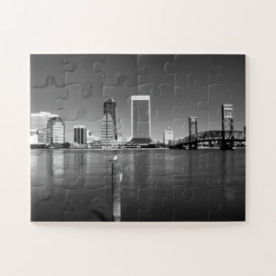 Jacksonville Florida Poster Jigsaw Puzzle