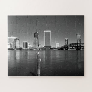 Jacksonville Florida Poster Jigsaw Puzzle