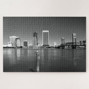 Jacksonville Florida Poster Jigsaw Puzzle