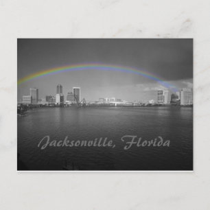 Jacksonville, Florida Rainbow Postcard