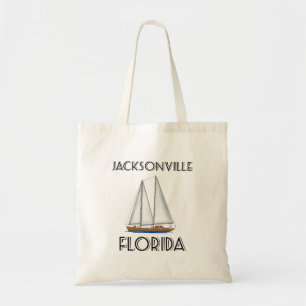 Jacksonville Florida Sailing Tote Bag