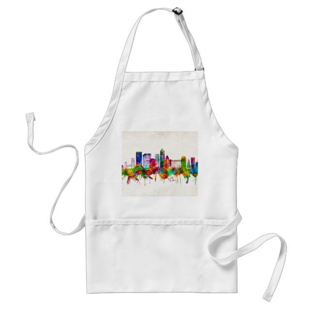 Jacksonville Florida Skyline Standard Apron (Front)