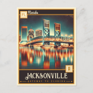 Jacksonville, Florida Vintage Postcard