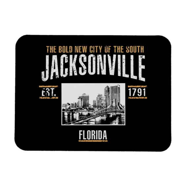 Jacksonville Magnet (Horizontal)