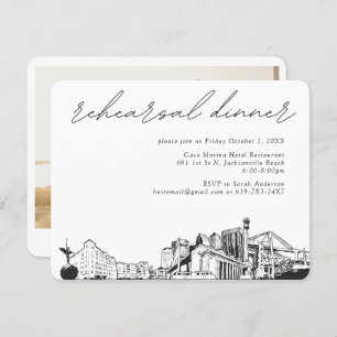 Jacksonville Rehearsal Invite Enclosure Card