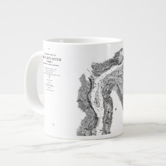 Jacksonville-St John's River 1856 coffee mug