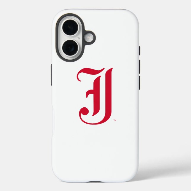 Jacksonville State University Classic JSU Letter Case-Mate iPhone Case (Back)