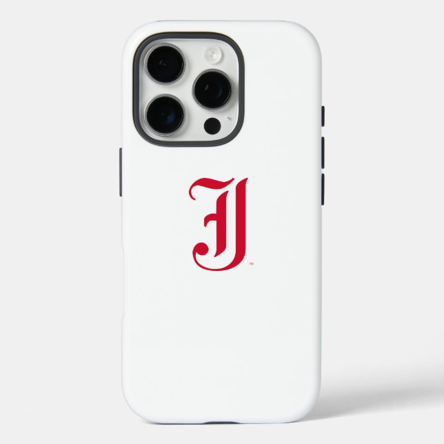 Jacksonville State University Classic JSU Letter Case-Mate iPhone Case (Back)