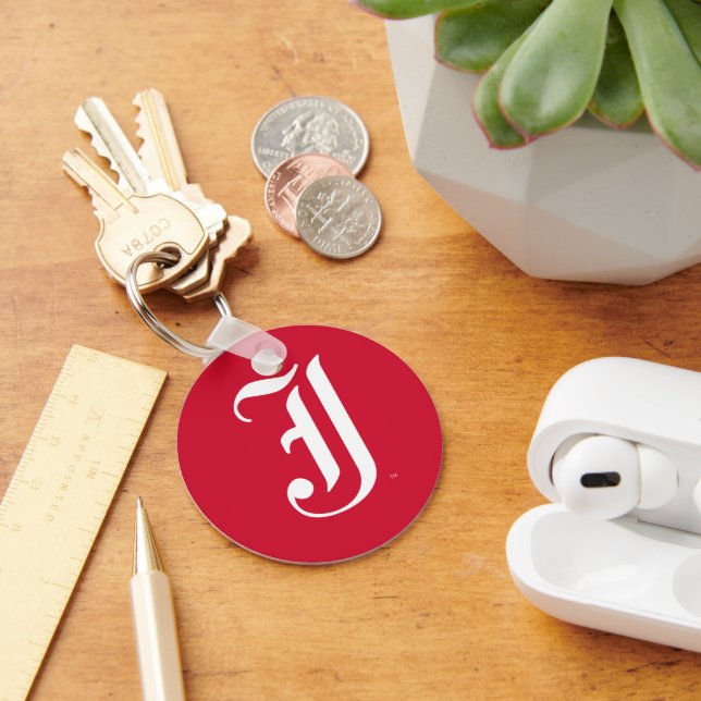 Jacksonville State University Classic JSU Letter Key Ring (Desk)