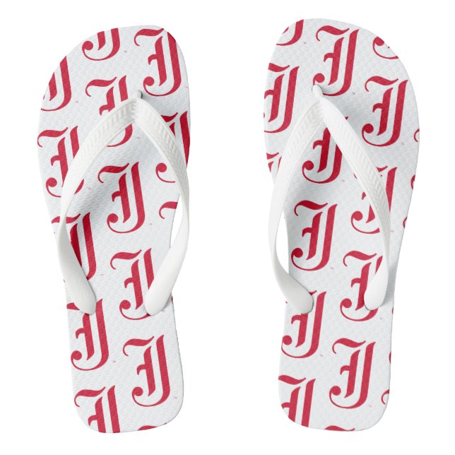 Jacksonville State University Classic JSU Letter Thongs (Footbed)