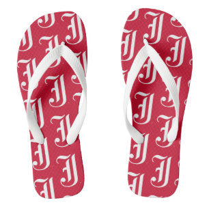 Jacksonville State University Classic JSU Letter Thongs
