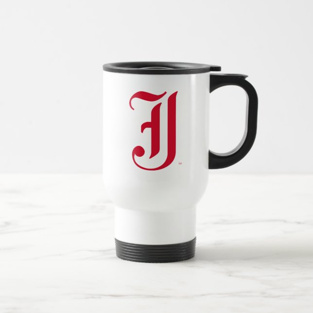 Jacksonville State University Classic JSU Letter Travel Mug (Right)
