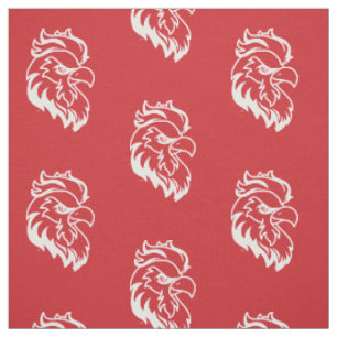 Jacksonville State University Gamecocks Red Eagle Fabric