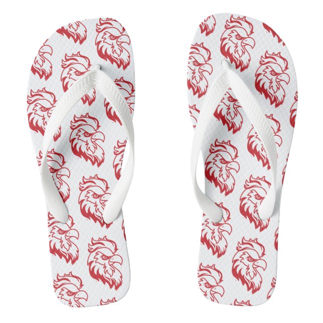 Jacksonville State University Gamecocks Red Eagle Thongs (Footbed)